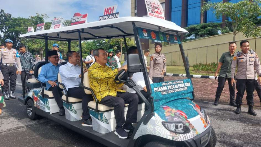 Kode Alam Pemenang Pilgubri 2024, Syamsuar Jadi Nakhoda Kendaraan Cagubri Silaturahmi Pilkada Damai di Polda Riau