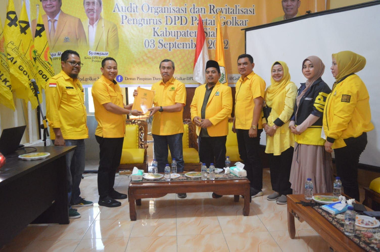 Audit Organisasi Golkar Siak, Ketua DPD Golkar Riau Pesan Solidkan Barisan