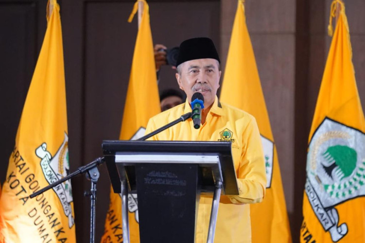 Riau Jadi Pusat Ekonomi Sumatera, Ketua DPD Golkar Riau Syamsuar Ingin Masyarakat Sejahtera