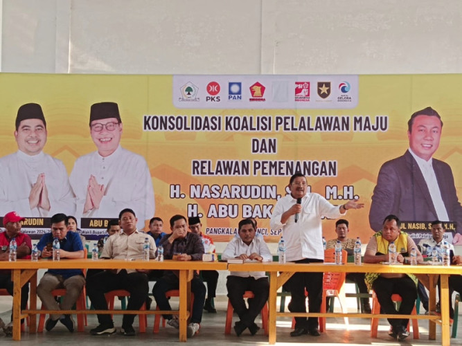 Konsolidasi Koalisi Pelalawan Maju : H Nasarudin – H.Abu Bakar Optimis Songsong Pilkada 2024