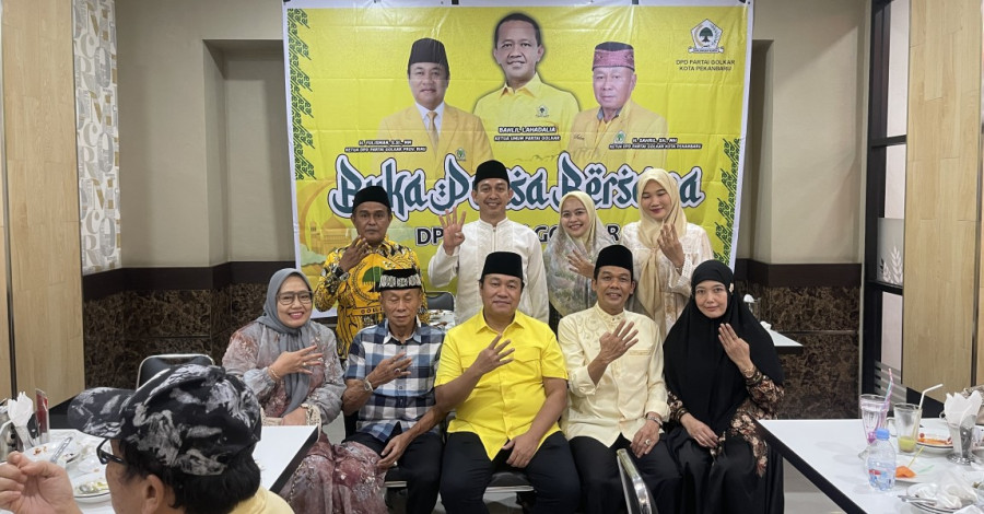 IBuka Puasa Bersama Golkar Pekanbaru, Ketua DPD Golkar Riau Yulisman Ajak Kader Perkuat Konsolidasi