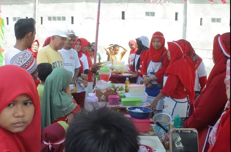Kemeriahan HUT Kemerdekaan RI ke-78 di Sialang Munggu Bersama Andi Rachman