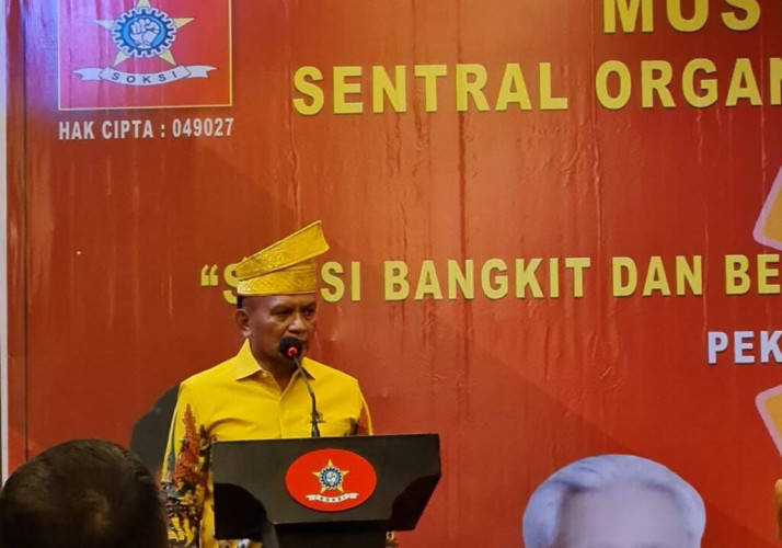 Hadiri Munas SOKSI XI, Sekjen Golkar Ajak Satukan Langkah Menangkan Pemilu 2024