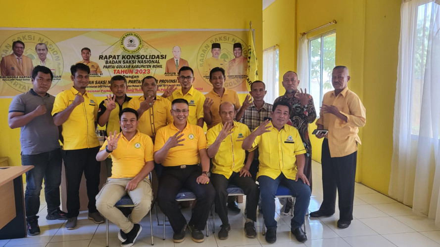 Konsolidasi ke Rohil, BSNPG Riau Tekankan Peran Saksi Jadi Ujung Tombak Partai 