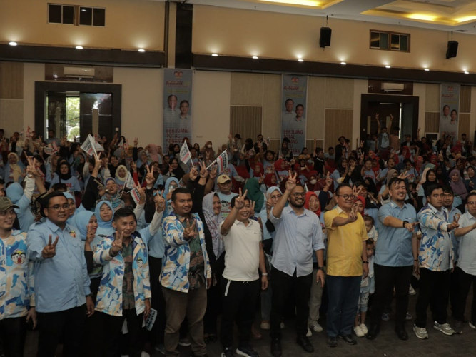 Eksponen Muda Muhammadiyah Riau Deklarasi Dukung Prabowo Gibran
