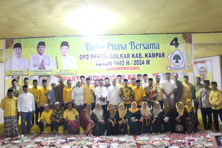 Buka Bersama, Ketua DPD Golkar Riau Apresiasi Kinerja Golkar Kampar Dalam Pileg