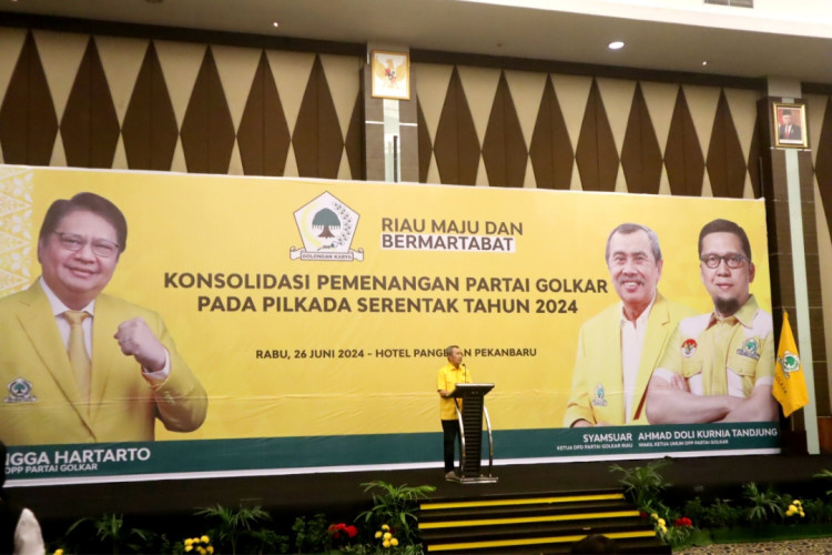 Sah Ditunjuk DPP Golkar Maju Pilgubri, Ketua DPD Golkar Riau : Kita Maju Bermartabat