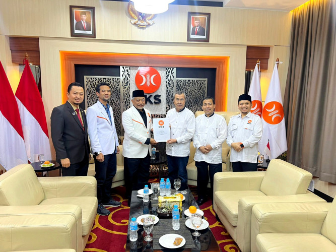 Pasangan Syamsuar Mawardi Berlayar Pilgubri 2024, Kolaborasi Golkar PKS Dengan 20 Kursi Parlemen