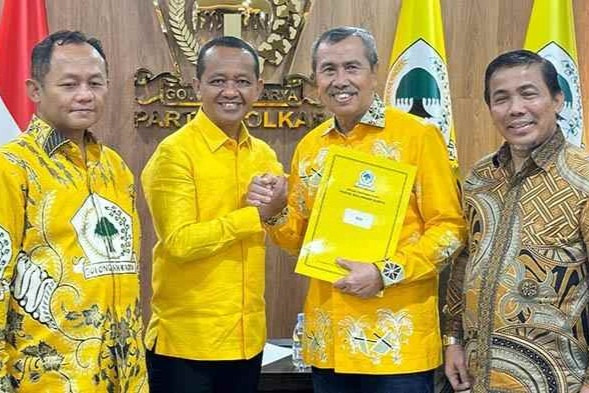 Ketum Golkar Bahlil Lahadalia Akan Turun Langsung di Kampanye Akbar Pilkada Riau Menangkan Syamsuar - Mawardi