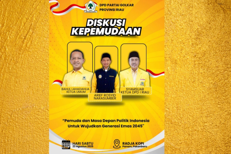 Golkar Riau Gelar Diskusi Kepemudaan: Wujudkan Generasi Emas 2045