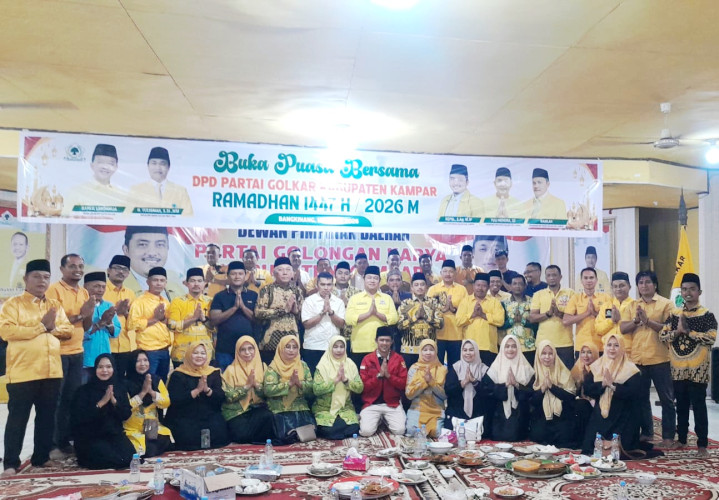 IKetua DPD Golkar Riau Yulisman Buka Puasa Bersama Golkar Kampar, Dorong Konsolidasi dan Persiapan Musda Pasca Idul Fitri