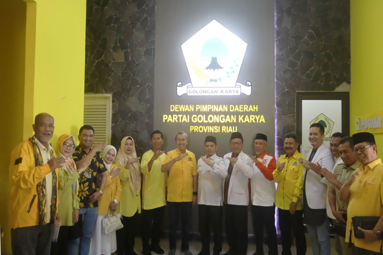 DPW PKS Riau Kunjungi Golkar Riau, Bahas Kolaborasi Membangun Daerah