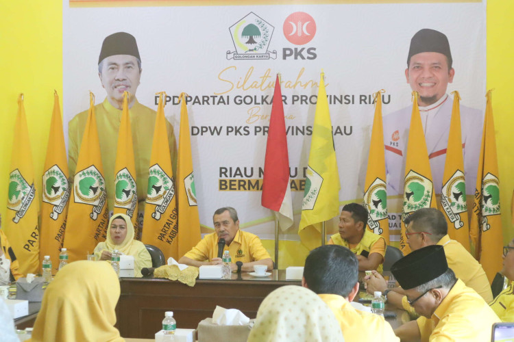Jalin Solidaritas Sesama Pengurus, DPD Golkar Riau Adakan Rapat Pleno