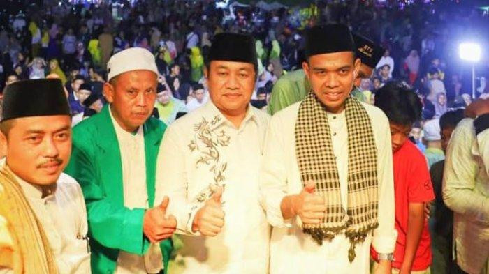  Ketua DPRD Yulisman dan Ribuan Warga Hadiri Tabligh Akbar Golkar Bersama UAS di Bangkinang