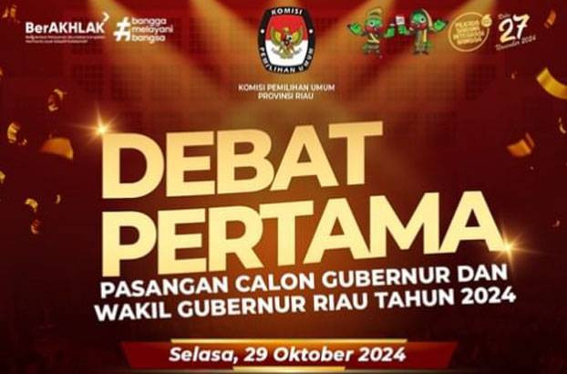 Besok, Debat Publik PILGUBRI 2024 Pertama Digelar