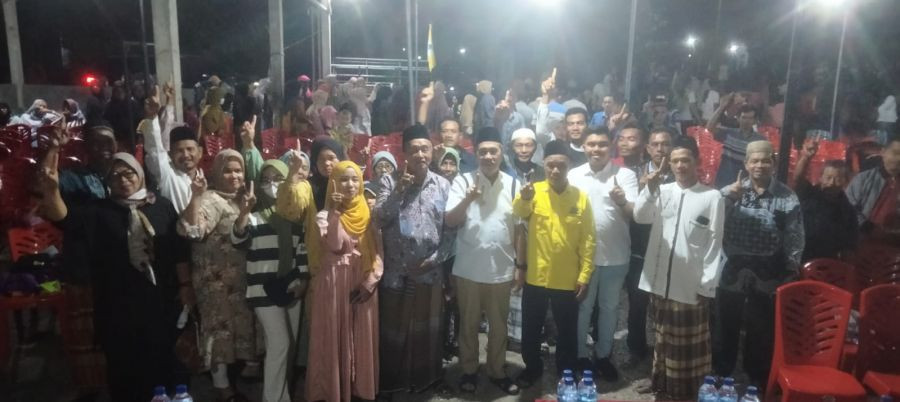 Kampanye di Siak, Ketua DPD Golkar Riau Nostalgia dan Temu Kangen Bersama Masyarakat